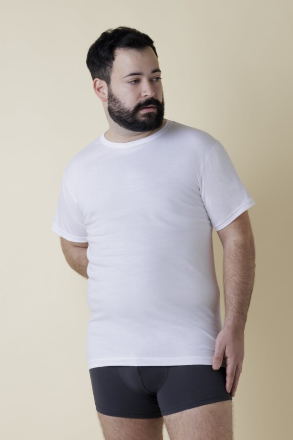 Maglia Uomo Oversize Fronte Bianco