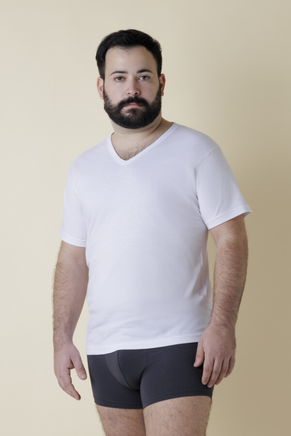 Maglia Uomo Oversize Fronte Bianco