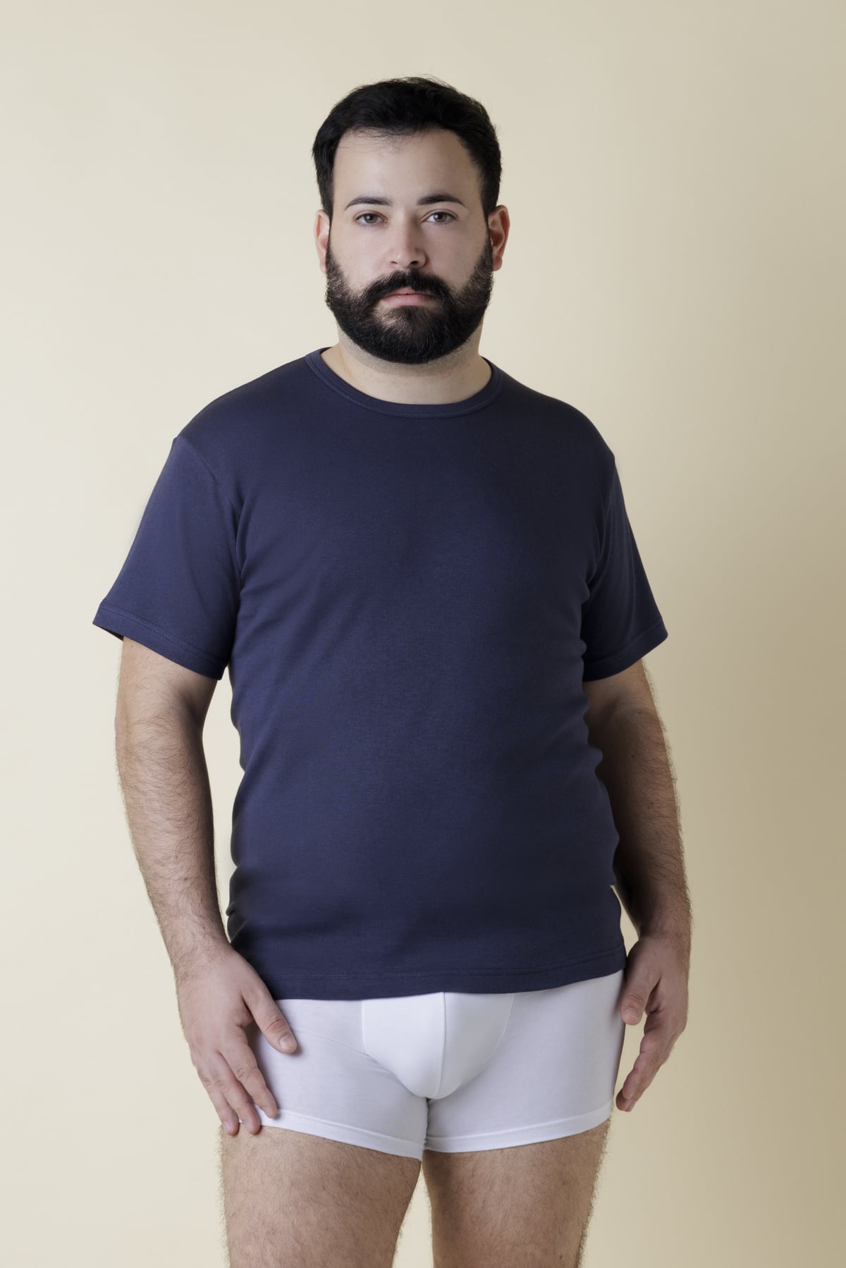 Maglia Uomo Oversize Fronte Blu