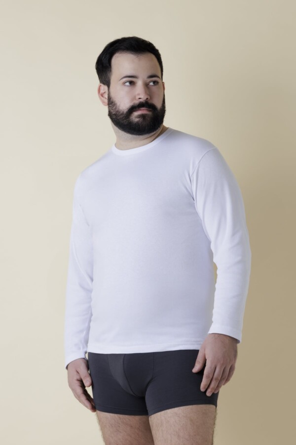 Maglia Uomo Oversize Fronte Bianco