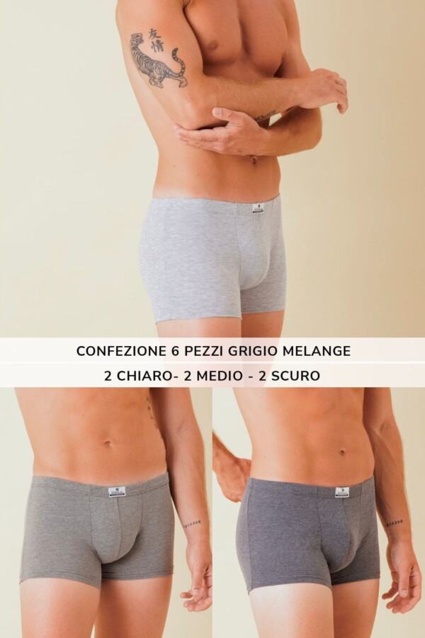 Boxer Uomo Oversize Fronte Melange